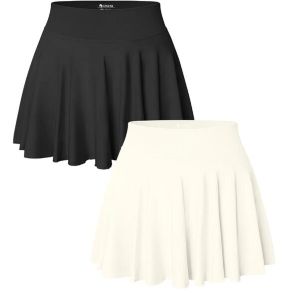 Women's 2-Piece Flowy Mini Skirts – Stretchy, Versatile, and Casual - Picture 1 of 7